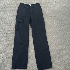 Zara cargo black jeans